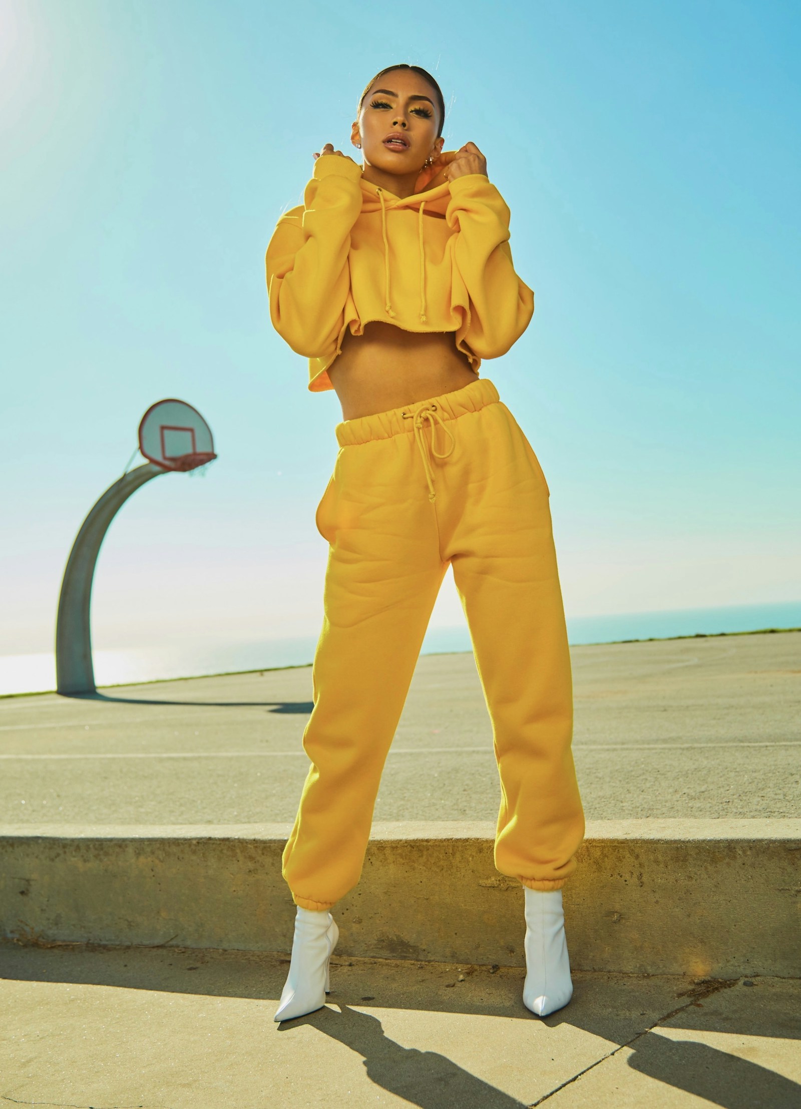 Editorial fashion portrait in contemporary styling